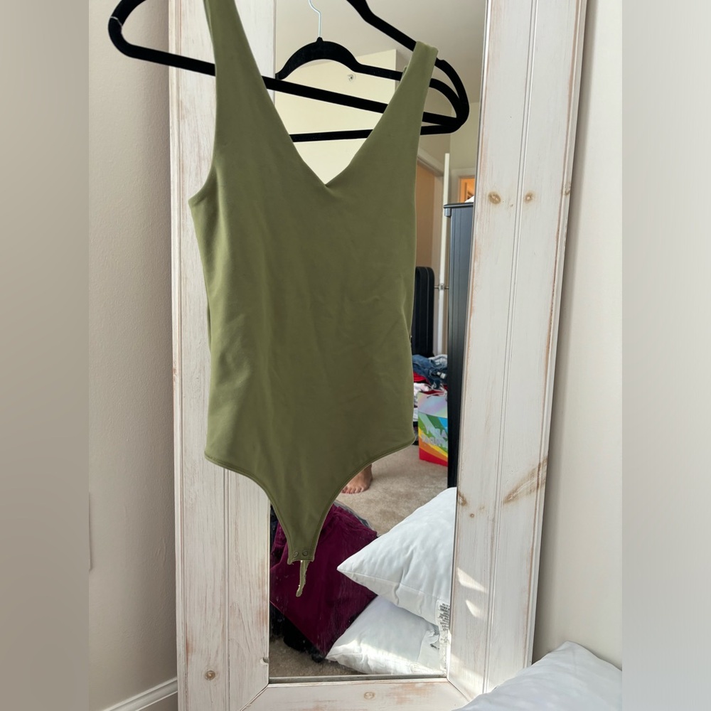 Abercrombie green body suit
